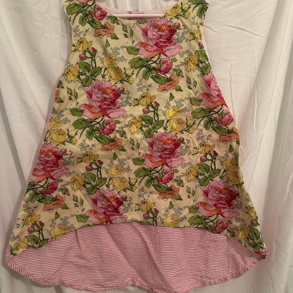 Persnickety Pink and Yellow Floral Tank Top